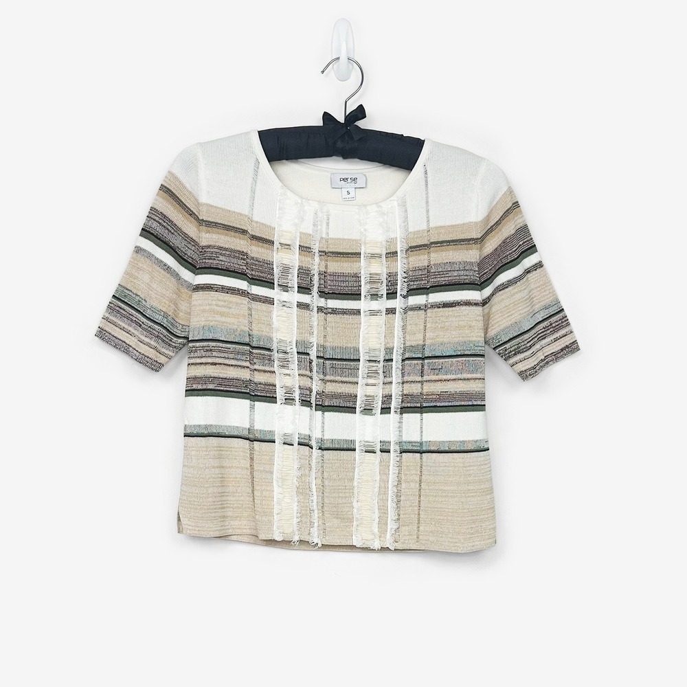 Per Se by Carlisle Knit Top Size S